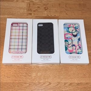 All 3 COACH iPhone 5 Cases